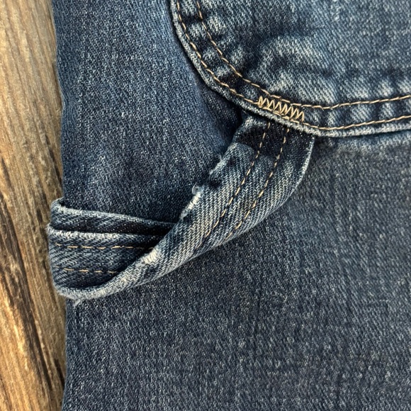 Dickies Carpenter Jeans Mens 32x32 Dark Blue Denim Workwear - Picture 8 of 8